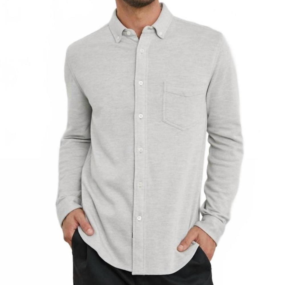 Rails Berkeley Button-Down Shirt Light Grey Size M